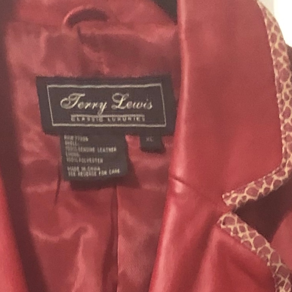 Red Leather Jacket - Picture 2 of 8